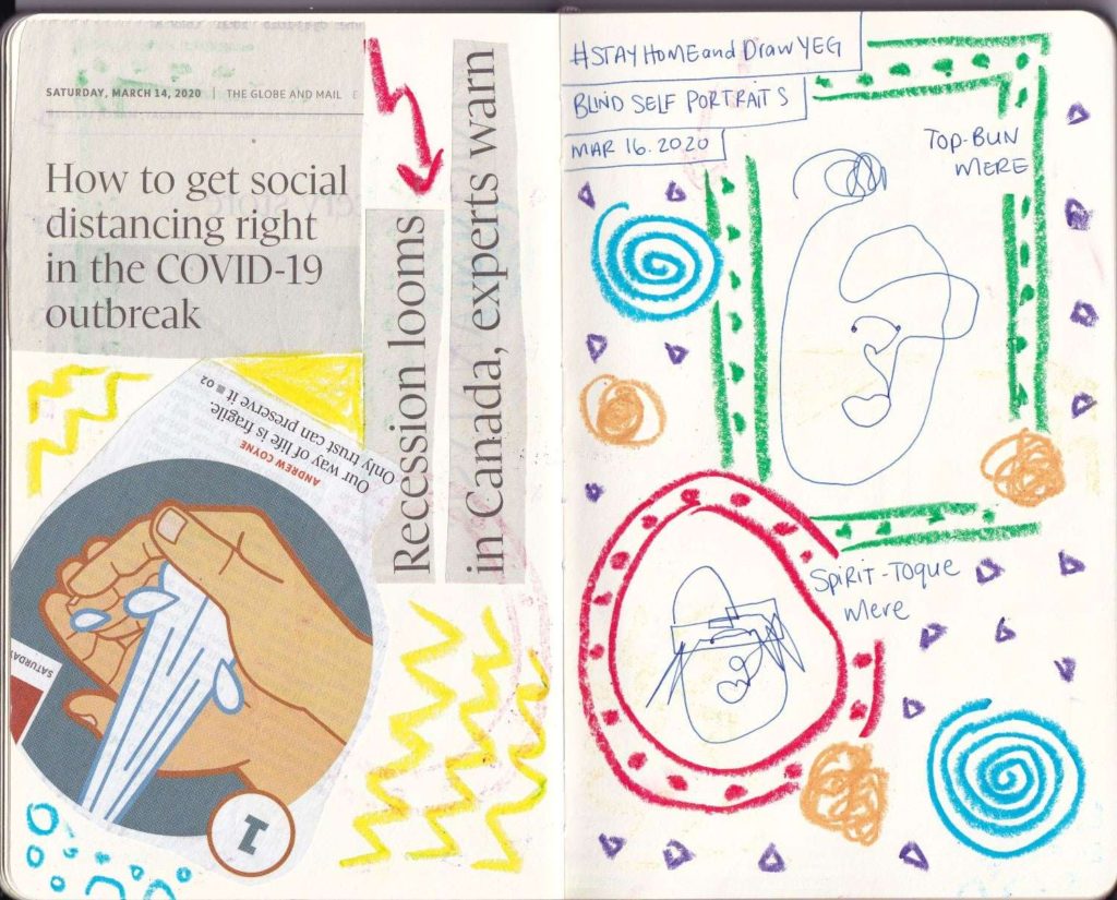 Covid 19 Stay Home And Draw Yeg